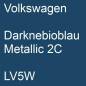 Preview: Volkswagen, Darknebioblau Metallic 2C, LV5W.